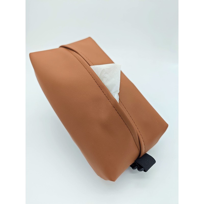 Genuine Leather Car Tissue Case Car Tissue Holder Sun Visor