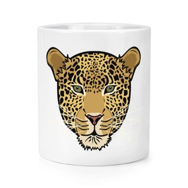Leopard Face Makeup Brush Pencil Pot