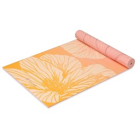 Gaiam Yoga Mat - Premium 6mm Print Reversible Extra Thick Non Slip Exercise & Fitness Mat for All Types of Yoga, Pilates & Floor Workouts (68" x 24" x 6mm Thick)