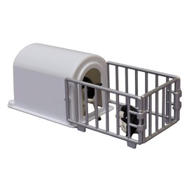 Kids Globe 571964 - Kälber-Iglu 1:32 mit 2 Kälbern, Kuhstall für Bauernhof