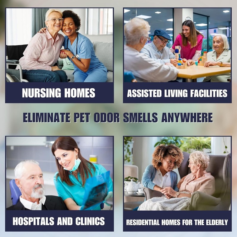 SMELLEZE Reusable Elderly Smell Removal Deodorizer: Rid Sick Odor in