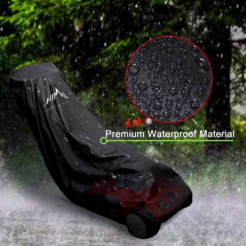 Himal Outdoors Lawn Mower Cover - Heavy Duty 600D Polyester