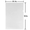 JAM PAPER Plastic Sleeves - Legal Size - 9 x
