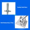 GaeaAuto 4 Pack Scaffold Swivel Screw Jack Solid Stem Adjustable