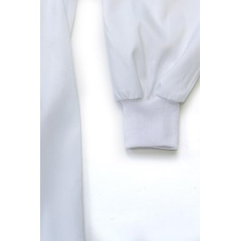 Reusable Isolation Gowns - Staff Protection for Hospital, Doctor's Office Isolation Gowns - Latex-Free Fluid Resistant with Knitted Cuffs (10, L)