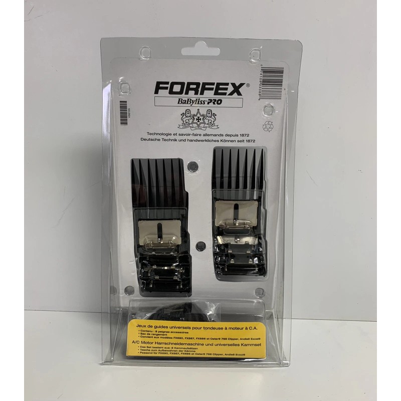 Babyliss Forfex Clipper Guide Combs Set of 8/ Fits Oster