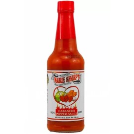 Marie Sharp's Hot Habanero Hot Sauce 10 oz (Pack of 6)