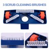 Upgraded Swimming Pool Spa Jet Vacuum Cleaner with Brush &