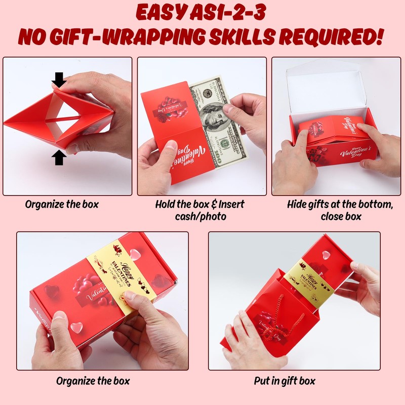 Valentine's Day Explosion Gift Box, Surprise Gift Box Exploding, Surprise