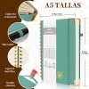 2pcs Libreta Pasta Dura, Cuaderno Profesional Libreta Verde Medianoche