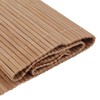 Yibuy 2 x Bamboo Table Mats with Thermal Insulation Rectangular