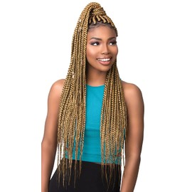 [MULTI PACKS DEAL] SENSATIONNEL AFRICAN COLLECTION KANEKALON AQUATEX PRE-LAYERED SYNTHETIC BRAID 48" / WATER-REPELLENT - 3XRUWA (1PACK, 27 Honey)