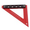 Carpenter Square Precise Aluminum Alloy Multifunctional Woodworking Scribe Ruler Square