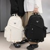 Men's Backpack New School School Women's Backpack Men's Backpack Good Men's Backpack Storage Capacity Big Size women white
