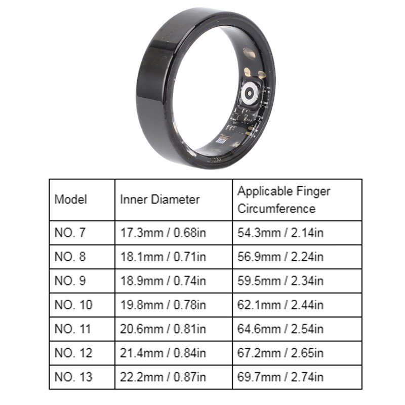 Smart Ring Health Tracker, Health Rings for Women and Men,