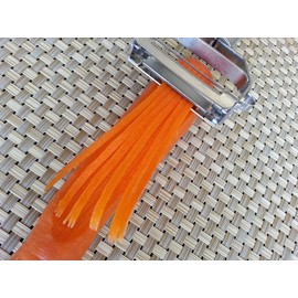 Burlway Carrot Peeler | Ultra Sharp Stainless Steel | Julienne & Vegetable Peeler | Use As A Slicer, Shredder, Shaver, For Potato, Carrot, Zucchini, Apple Or Other Veggie/Fruit by MLTOOLS