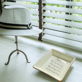 No Matter Where We Go, No Matter What We Do, Friendship Jewelry Tray, Ceramic Ring Dish - Best Friend Gift, Sentimental Keepsake