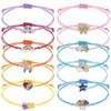 Guiqulai 10 PCS Cute Friendship Bracelets Bulk for Girls, Adjustable