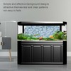 Aquarium Poster Self Adhesive 3D PVC Fish Tank Background Decoration