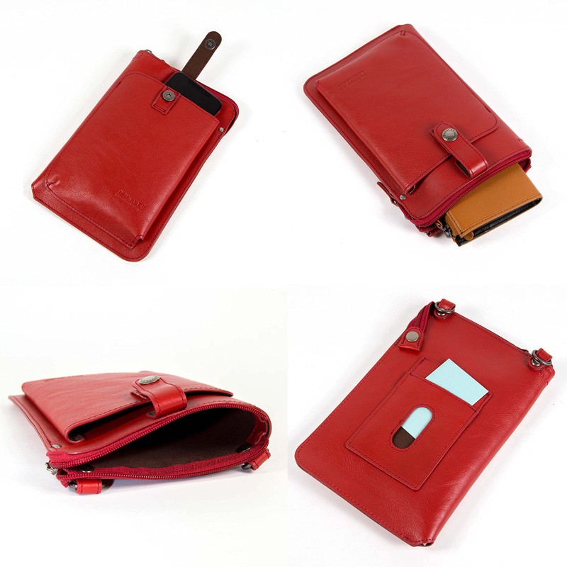 Doubles JYS-7356 Shoulder Bag, Pouch, Men's, Women's, Genuine Leather, Small,