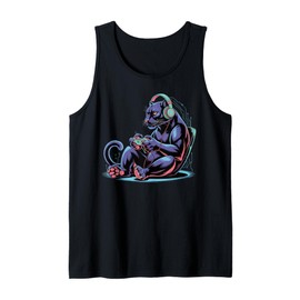 Black Panther Headphones Video Game Controller Black Panther Tank Top