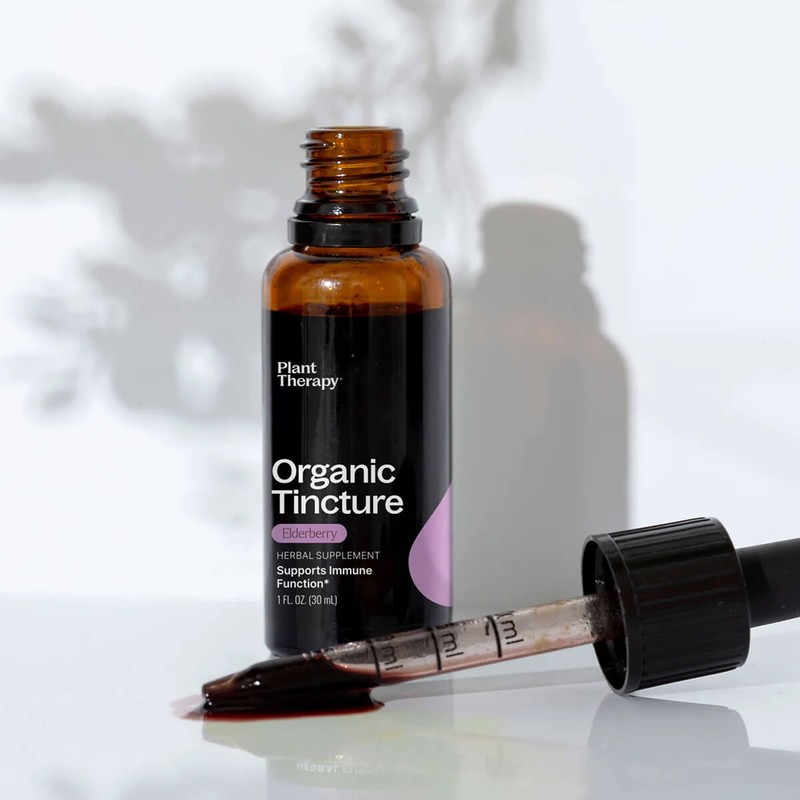 Plant Therapy Organic Herbal Tincture - Elderberry, 30ml