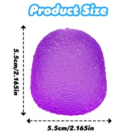 Stress Balls for Adults| Sensory Toys for Kids with Unique Needs|Taba Squishy|Ice Squishy Stress Cube Sugar Balls|Sensory Toys for Kids with Autism|Fidgets for Classroom Prize Toy (Purple)