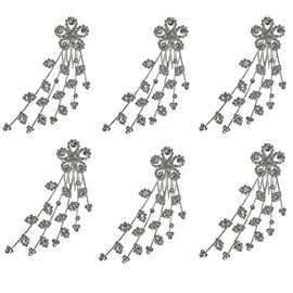 Bella Set of 6 Bridal Combs Wedding Hair Combs for Brides Bridesmaids SH8630900-1-6