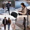 JUSDIQIR Plush Soft Warm Fleece Headband, Soft Ear Warmer Forehead,