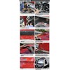 Reversing camera, vehicle-specific camera, inconspicuously integrated into the license plate