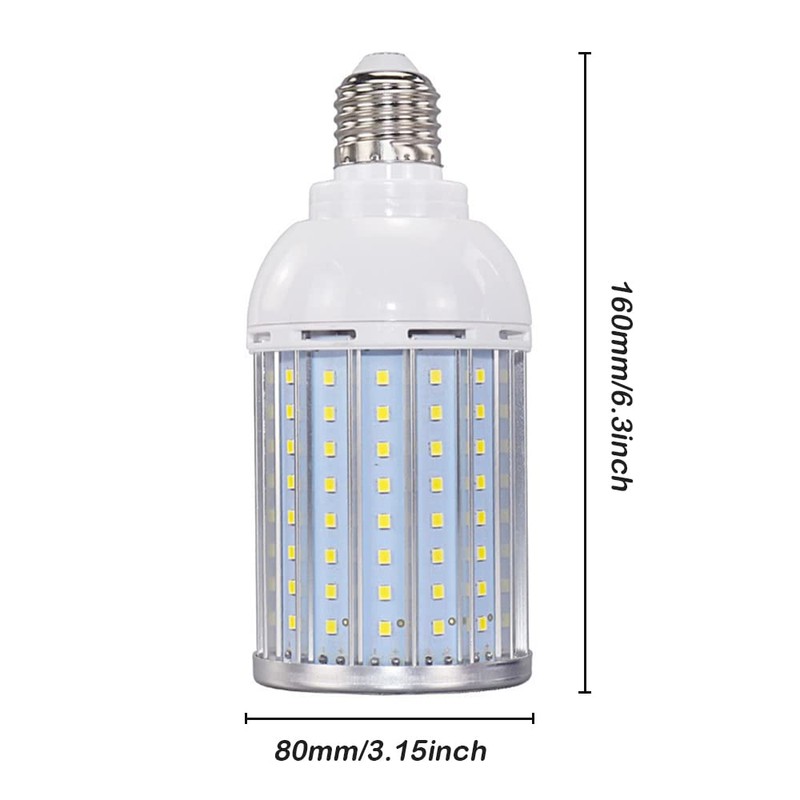 30W E27 LED Corn Light Bulbs(2 Pack)- 108 LEDs 5730