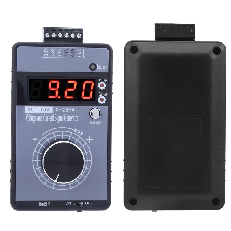 Generador de Señal, 0-22mA 0-10V, Simulador Analógico de Voltaje de