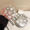 JLSDBMZ for AirPods Max Case,Creative Personality White Snowflake Print,Cute Simple
