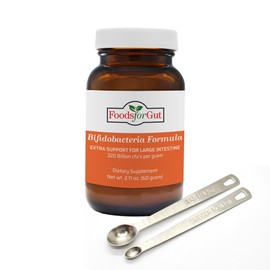 Foods For Gut Bifido Formula 320 Billion cfu's | Made in USA | Direct from Manufacturer | No Third-Party Storage | Digestive & Immune Support | May Help Leaky Gut Repair | 60 Grams (2.11 Oz)