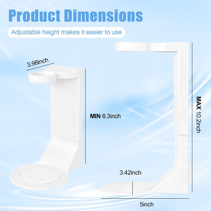 TUNEYA No Drill Shampoo & Conditioner Holders 2 Pack Adhesive