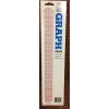 C-Thru C- Thru Clear Plastic Graph Ruler-, B-60