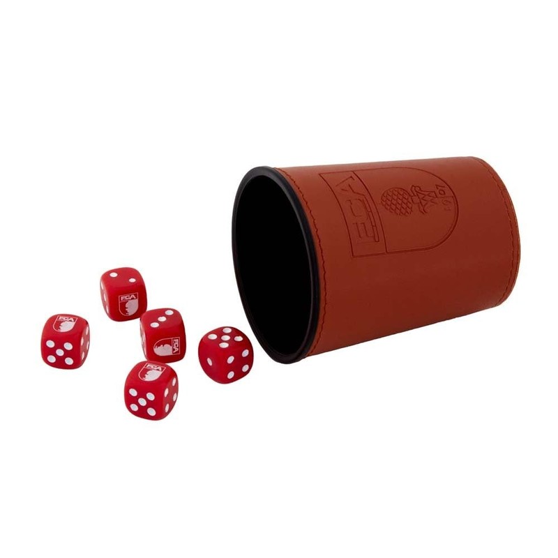 FC Augsburg FCA Dice Cup with 6 Dice