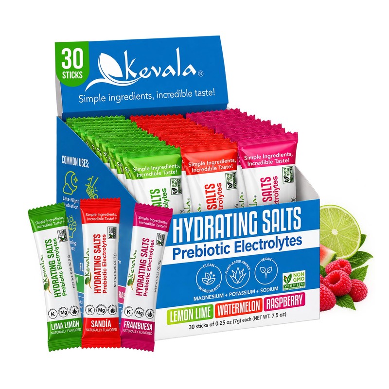 Kevala Electrolitos Sin Azúcar | Vitamina C y Prebióticos |