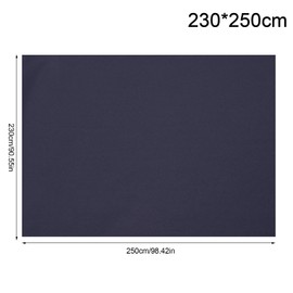 Waterproof Bedspread, Breathable Bed Sheet, Brushed Microfibre + TPU Double Bed Throw, Scratch-Resistant Washable Protective Blanket, Blanket Protection for Dogs, Cats, Children (230 x 250 cm, Navy