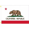 CALIFORNIA STATE PREMIUM PRINTED FLAG 100% POLYESTER 3X5 FEET WITH METAL EYELETS