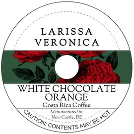 White Chocolate Orange Costa Rica Coffee (Single Serve K-Cup Pods) (Gourmet, Naturally Flavored, Whole Coffee Beans) (12 pods, ZIN: 575663)