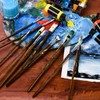 Fuumuui 11PCS Professional Oil Paint Brush Set - Superior Hog