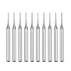 sourcing map 10Pcs 0.7mm Carbide End Mill Engraving Milling Cutter