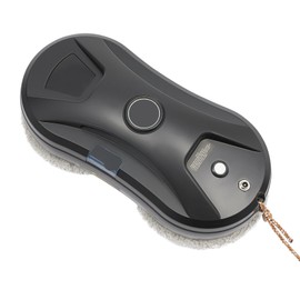 Window Cleaner Robot, Window Cleaning Robot with Water Spray, Automatic Cleaning with Intelligent Path Planning, 2800Pa Suction Power, Remote Control, Robot Window Cleaner, for Windows/Tiles, Black