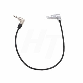 HangTon Timecode Cable for Tentacle Sync to Alexa Mini LF Classic Camera Sound Devices 633 TRS (3.5mm Jack to 0B 5 Pin Rotated 90-Degree)