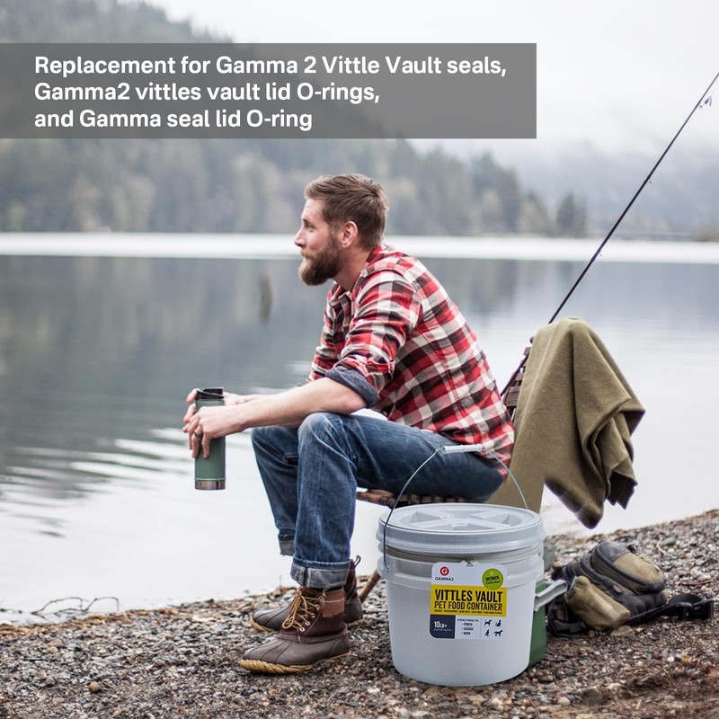 for Gamma2 Seal Replacement O-Ring (one Pair) for 9" lids