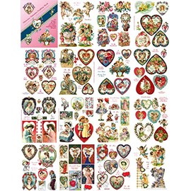 Collage Art Book-Victorian Valentine Crafting #950