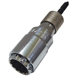 Ichinen Access Tool Division MUST TOOL W Socket 1/4-bit Type 17 x 21 12 Square IM1721o-12K