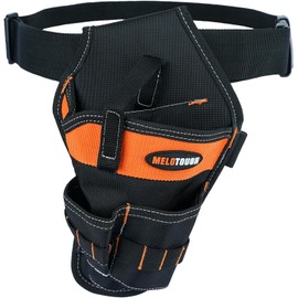 MELOTOUGH Tradesman Pro Drill Pouch for Tool Belt Left Handed Belt Cordless Drill Holder Tool Holster Impact (Right Hand)