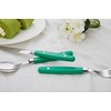 ANNOVA Silverware Set 20 Pieces Stainless Steel Color Handle With